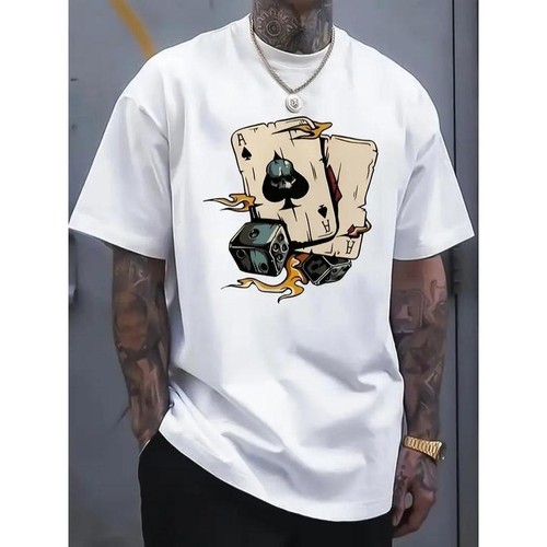 Men poker dice graphic - men, 100%